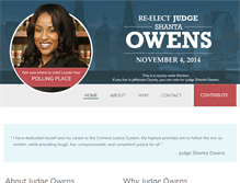 Tablet Screenshot of judgeowens.com